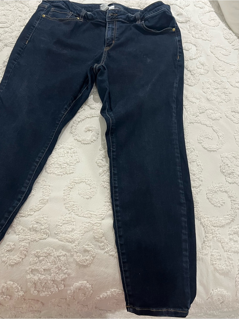 Lane Bryant Navy Skinny Stretch Jeans